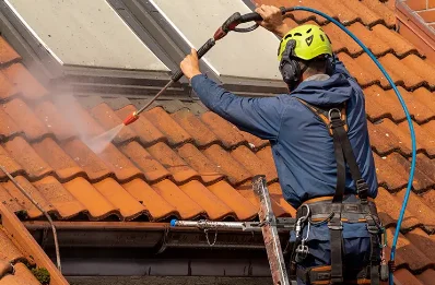 Démoussage et hydrofuge de toiture à Haisnes