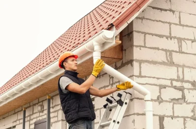 Pose et remplacement de gouttières à Haisnes