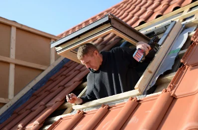 Pose de fenêtres de toit Velux à Haisnes